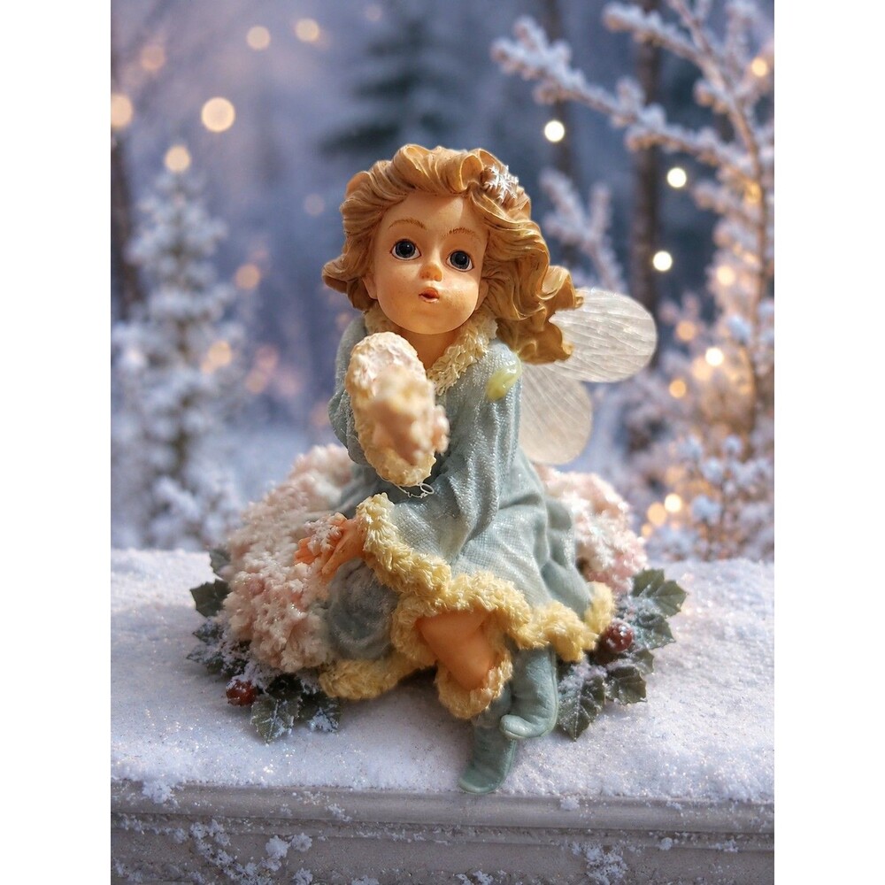 Boyds Bears Wee Folkstone Holly Fairy Holiday Gathering